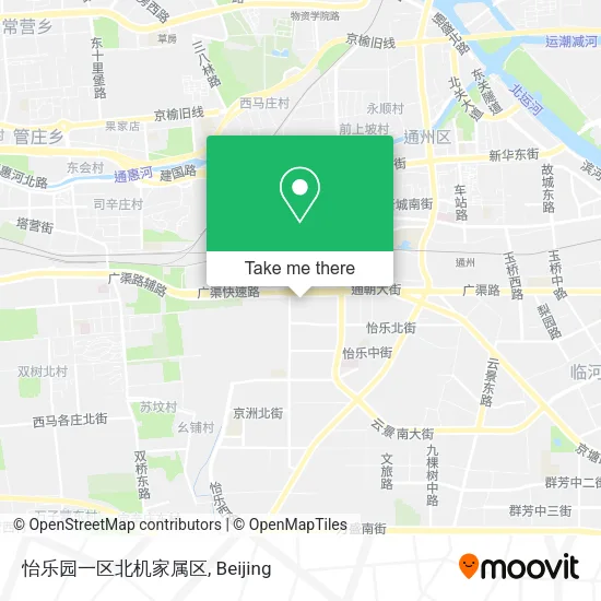 怡乐园一区北机家属区 map