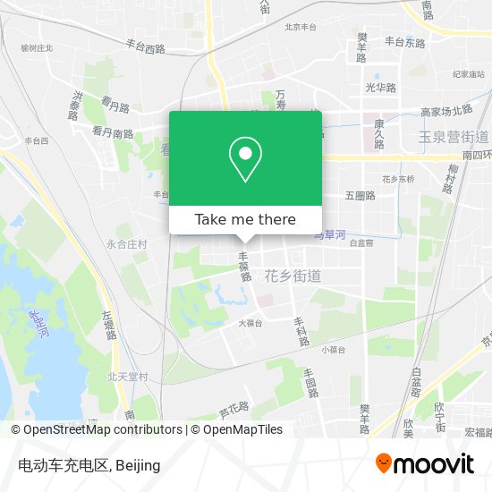 电动车充电区 map