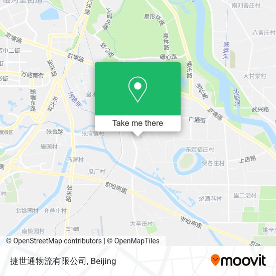 捷世通物流有限公司 map