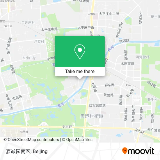 嘉诚园南区 map