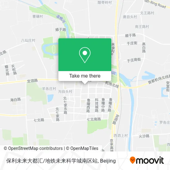 保利未来大都汇/地铁未来科学城南区站 map