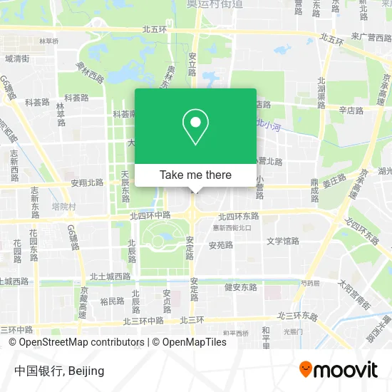 中国银行 map