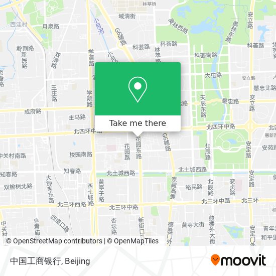 中国工商银行 map