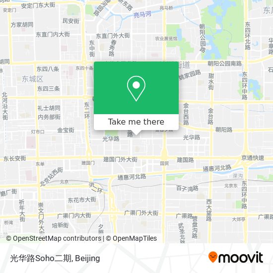 光华路Soho二期 map