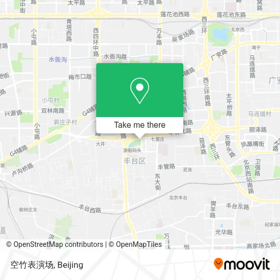 空竹表演场 map