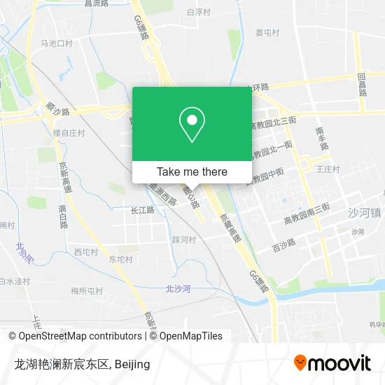 龙湖艳澜新宸东区 map
