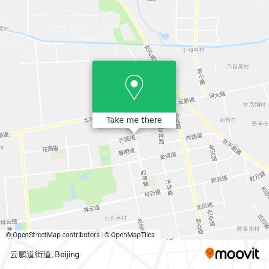 云鹏道街道 map