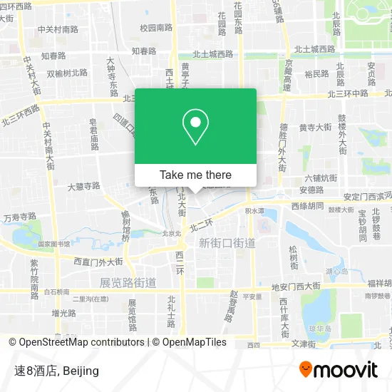 速8酒店 map
