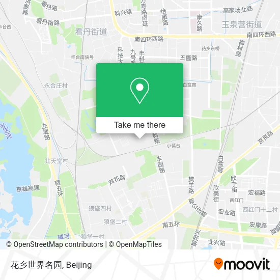 花乡世界名园 map