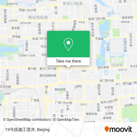 19号线施工竖井 map