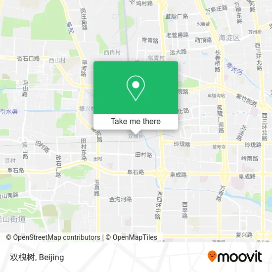 双槐树 map