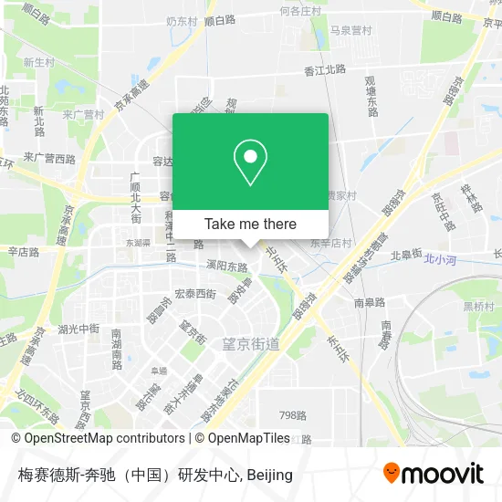 梅赛德斯-奔驰（中国）研发中心 map