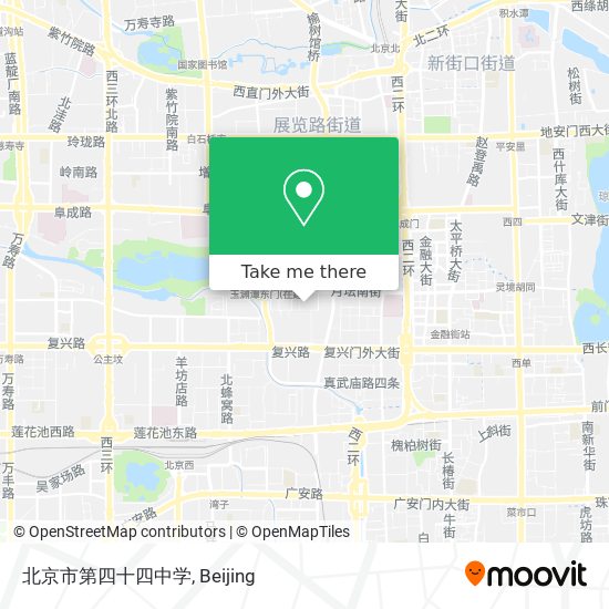 北京市第四十四中学 map