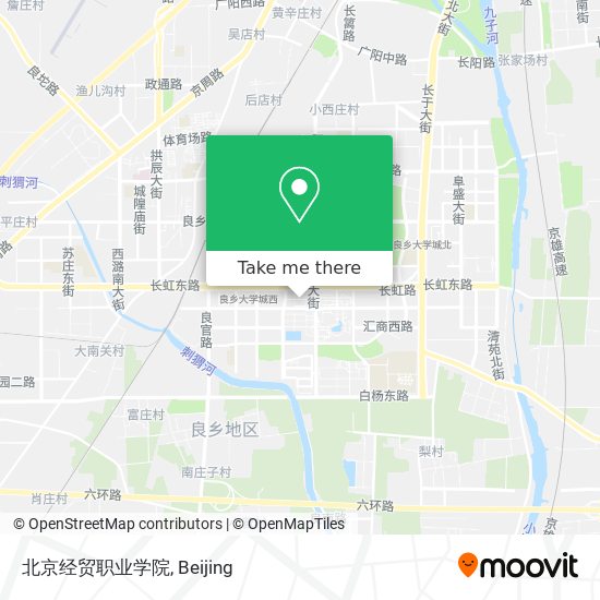 北京经贸职业学院 map