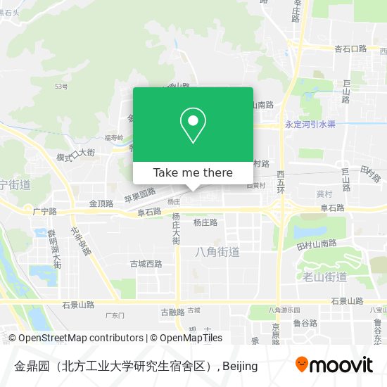 金鼎园（北方工业大学研究生宿舍区） map