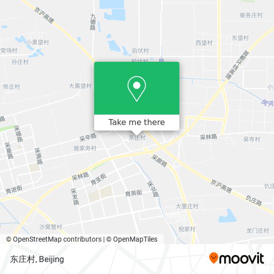 东庄村 map