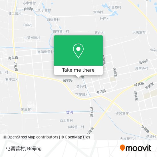 屯留营村 map