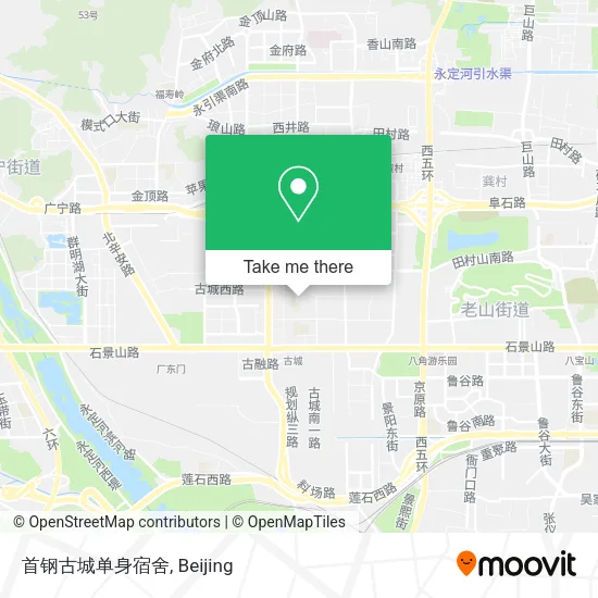 首钢古城单身宿舍 map
