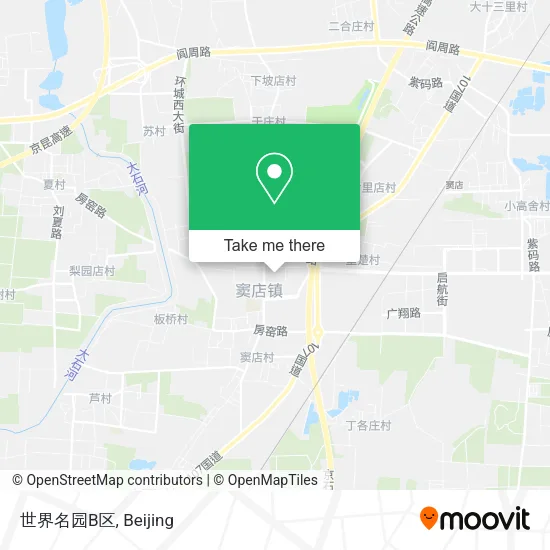 世界名园B区 map