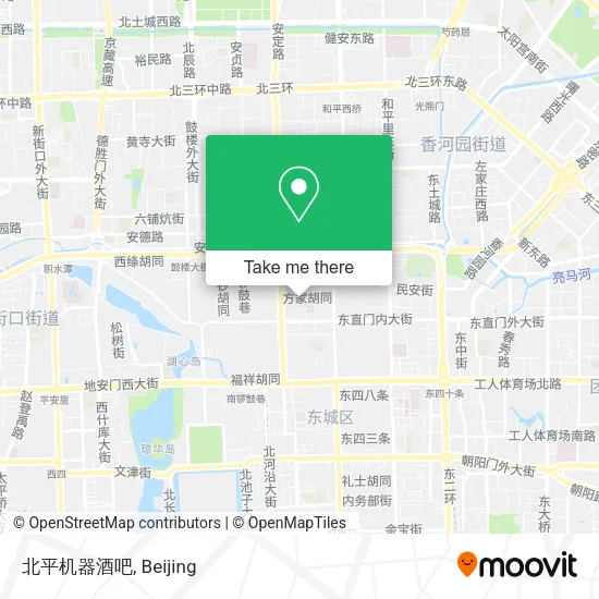 北平机器酒吧 map