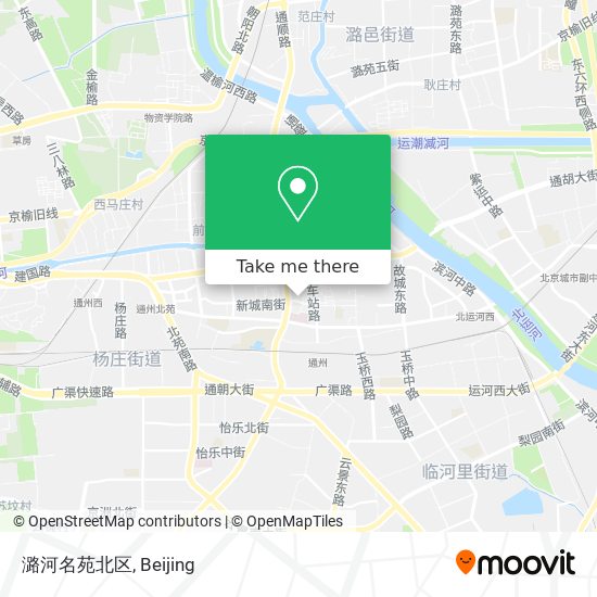 潞河名苑北区 map