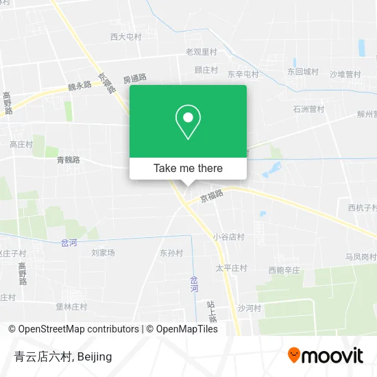 青云店六村 map