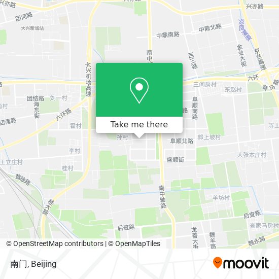南门 map