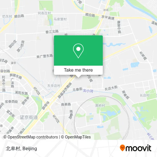 北皋村 map