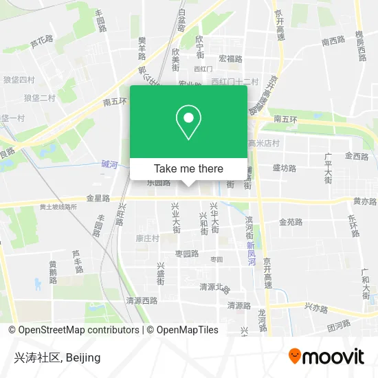 兴涛社区 map