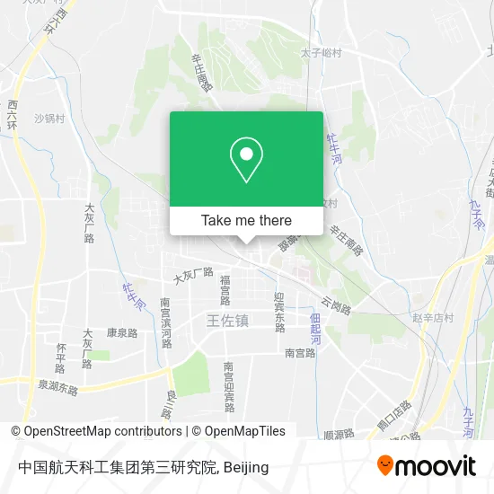 中国航天科工集团第三研究院 map