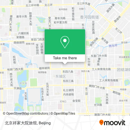 北京祥家大院旅馆 map