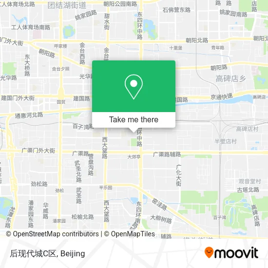 后现代城C区 map