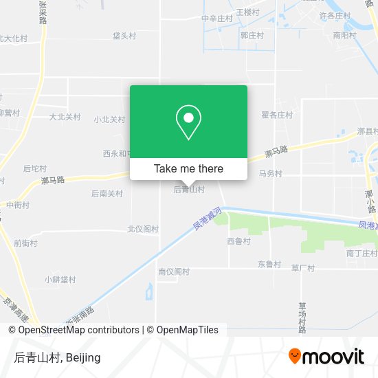 后青山村 map