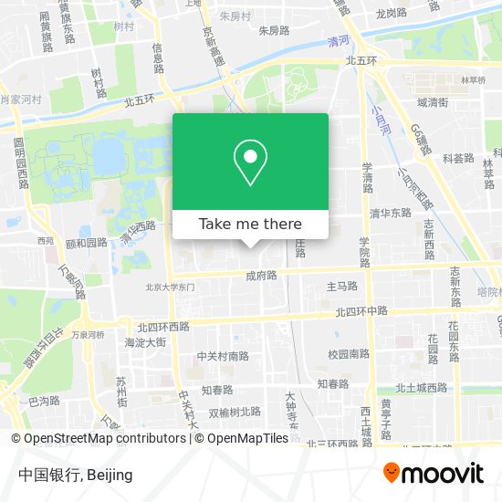 中国银行 map