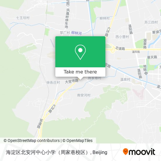 海淀区北安河中心小学（周家巷校区） map