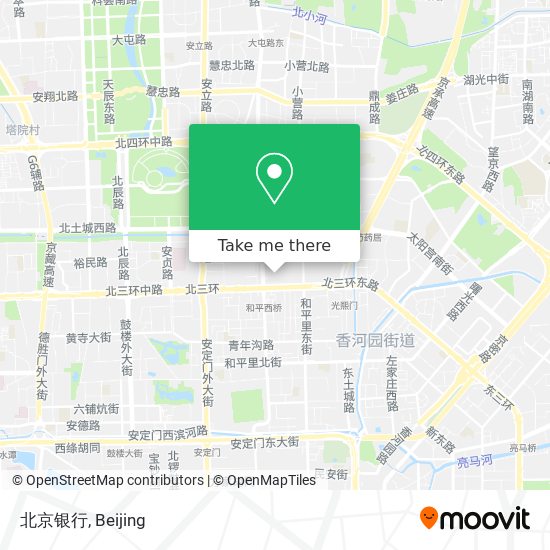 北京银行 map