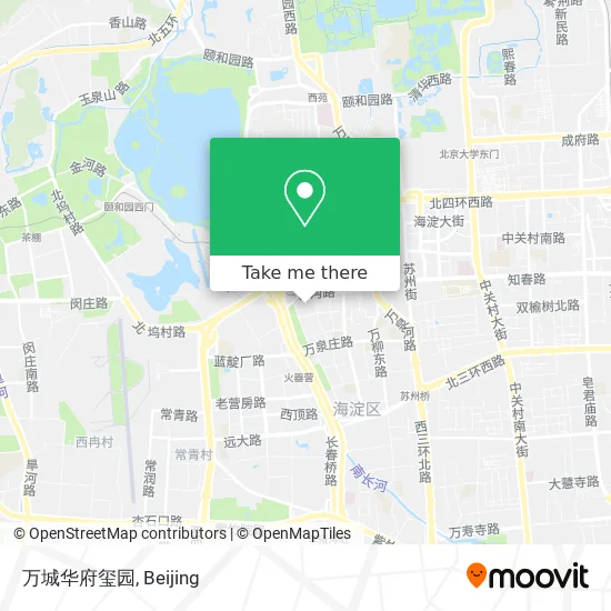 万城华府玺园 map