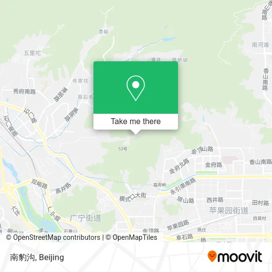 南豹沟 map