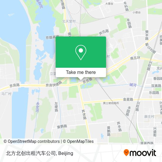 北方北创出租汽车公司 map