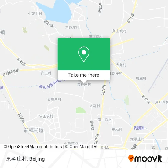 果各庄村 map