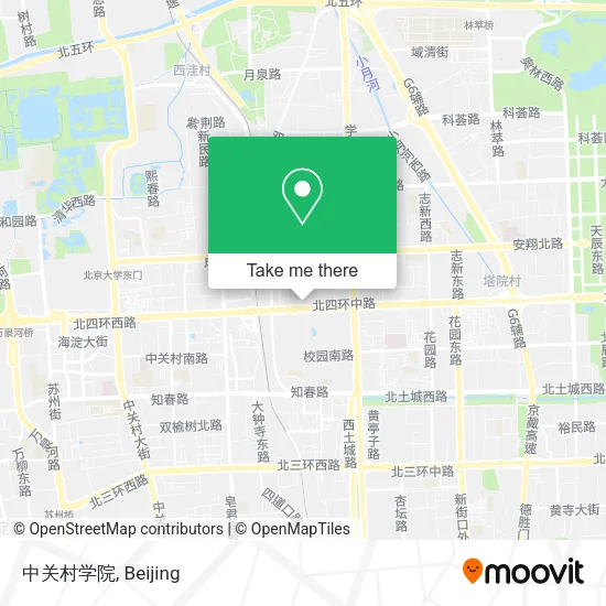中关村学院 map