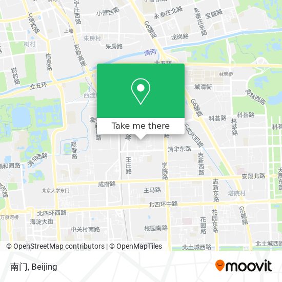 南门 map