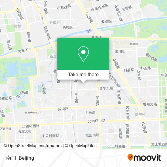 南门 map