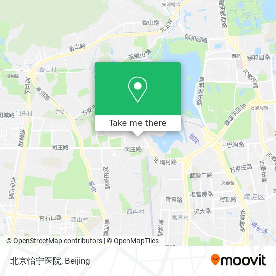 北京怡宁医院 map