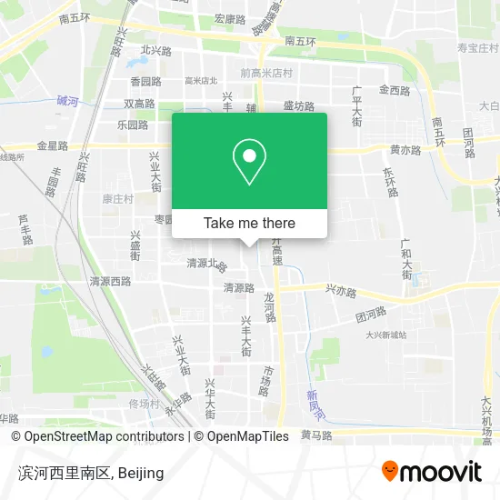 滨河西里南区 map