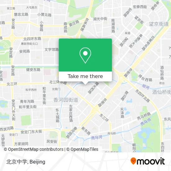 北京中学 map
