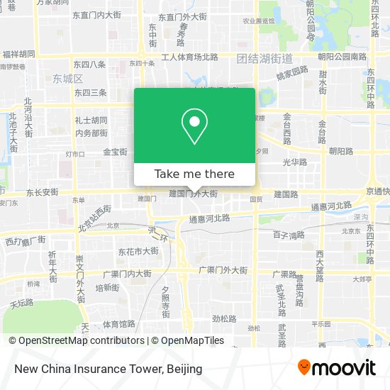 New China Insurance Tower map