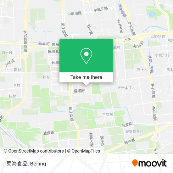 蜀海食品 map