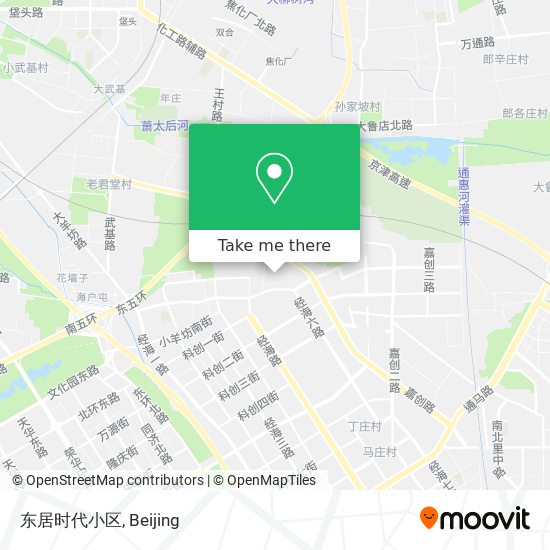 东居时代小区 map