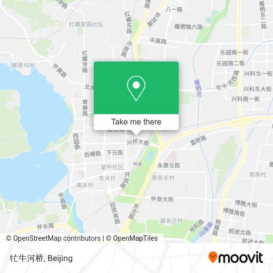 牤牛河桥 map